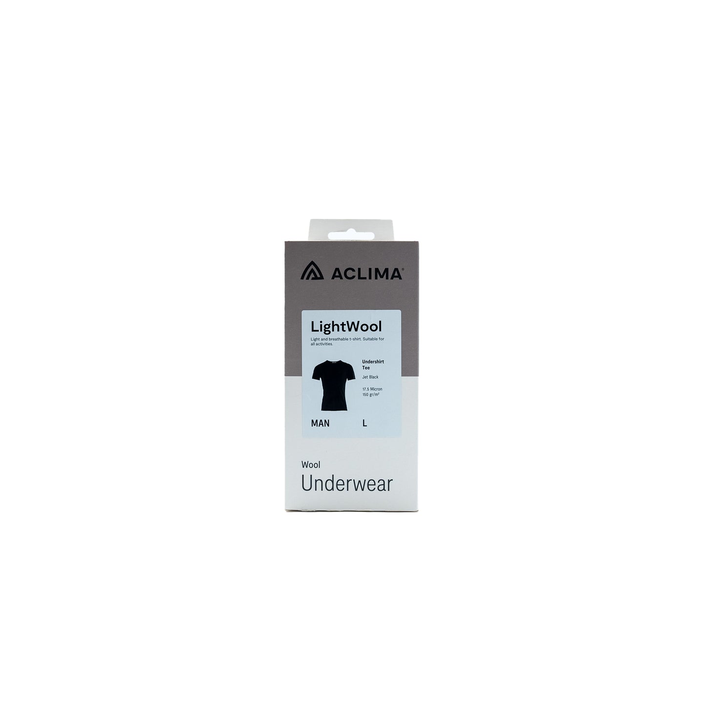 【ACLIMA】LIGHTWOOL UNDERSHIRT TEE (Man)