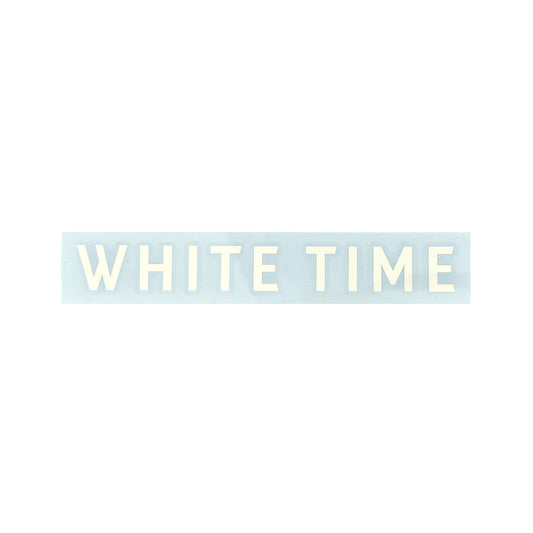 【早期予約】WHITE TIME Logo Cutting sticker  Large