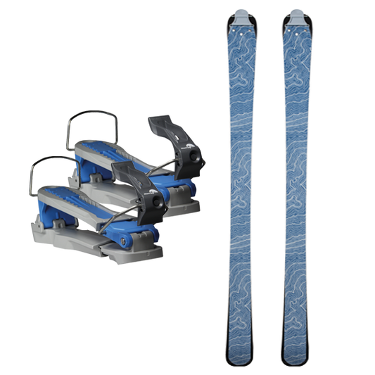 hybrid kids skin startup ski touring adapter for kids set
